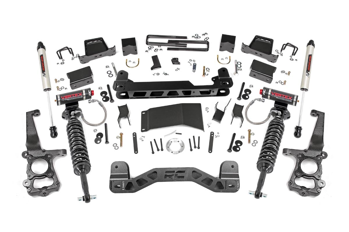 Ford F-150 Suspension Lift Kit - Front + Rear - Rough Country - Vertex/V2 - '15-'20